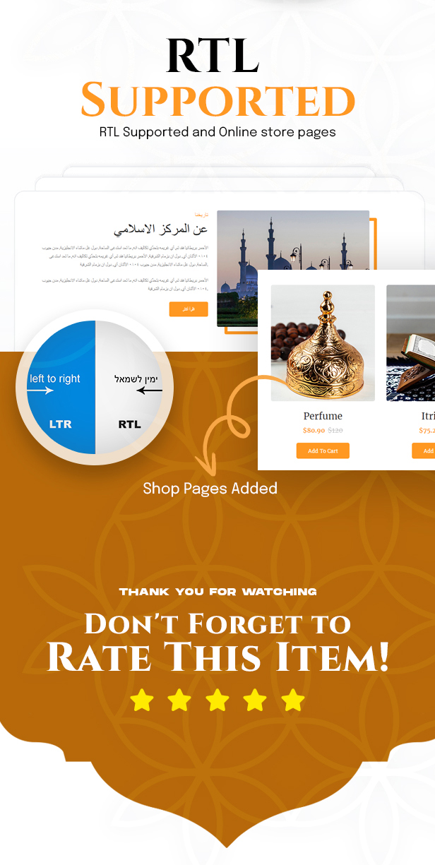 Bismillah - Islamic Center Responsive HTML Template