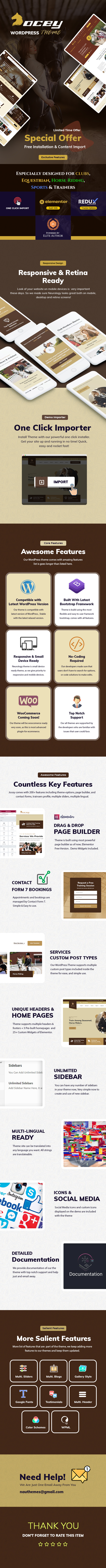 Jocey - Equestrian & Riding Club WordPress Theme + RTL