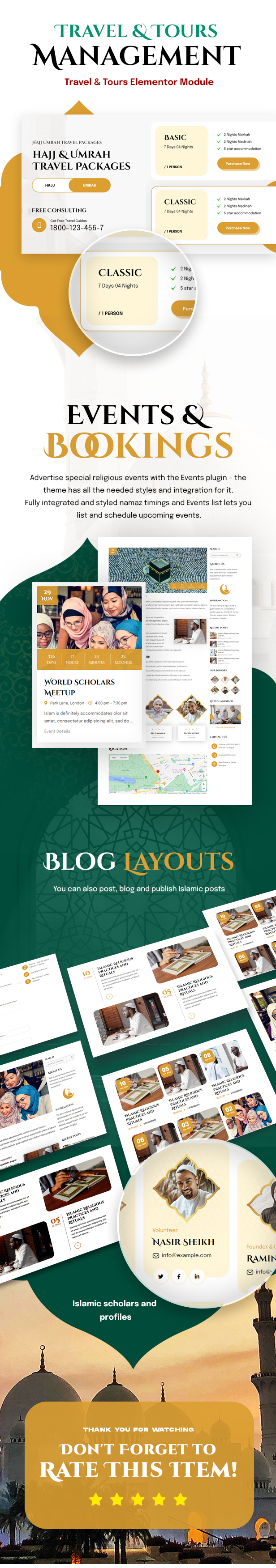 Mosque WordPress Theme Religious Template